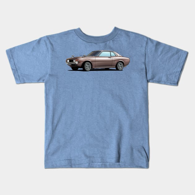 Toyota Celica TA22 Kids T-Shirt by Mario Ramos Rally Art